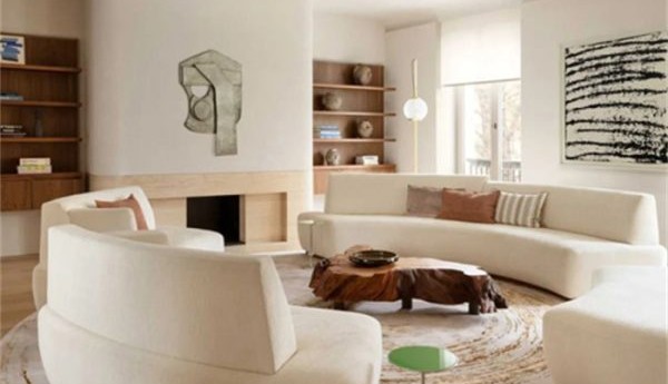 建面约225㎡大平层 白色+原木色—品位优雅！